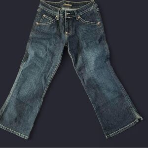New Hudson Y2k Jeans Size 29 Stretch Flare Cropped Women's Dark Blue Jeans